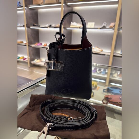 Tod's Handbags - Tod's Micro Bag in Leather navy